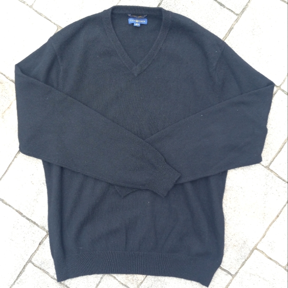 Men's Cashmere V-neck Sweater